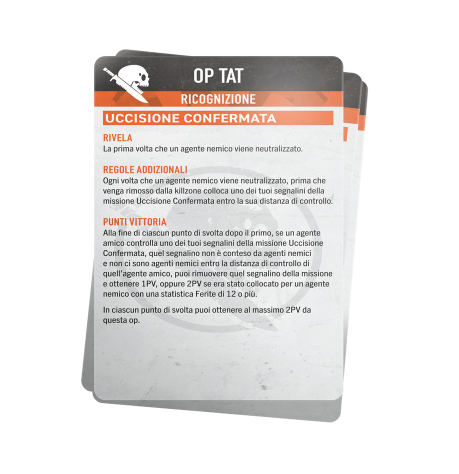 Kill Team - Warhammer 40000 - Approved Operations Card Pack 2024 - ITA