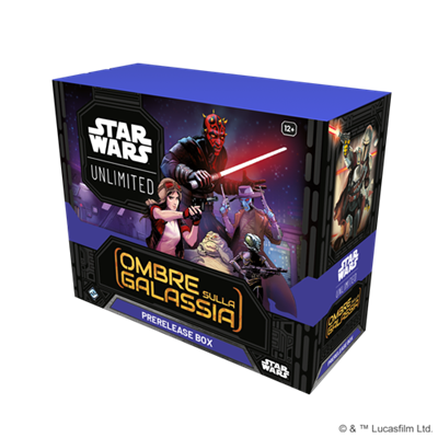 Star Wars Unlimited - Shadows of the Galaxy - Prerelease Box - Display (8) - ITA