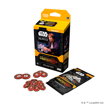 Star Wars: Unlimited - Jump to Lightspeed - Deck: Boba Fett (3) Deck: Han Solo (3) - Eng