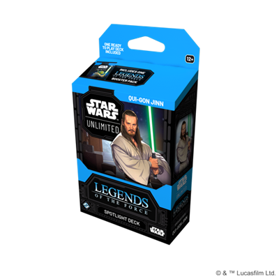 Star Wars: Unlimited - Leggende della Forza - 3 Deck Qui-Gon Jinn + 3 Deck Darth Maul EN
