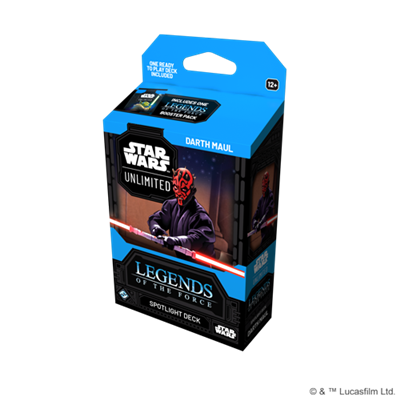 Star Wars: Unlimited - Leggende della Forza - 3 Deck Qui-Gon Jinn + 3 Deck Darth Maul EN