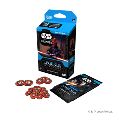 Star Wars: Unlimited - Leggende della Forza - 3 Deck Qui-Gon Jinn + 3 Deck Darth Maul EN