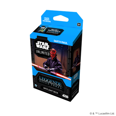 Star Wars: Unlimited - Leggende della Forza - 3 Deck Qui-Gon Jinn + 3 Deck Darth Maul IT