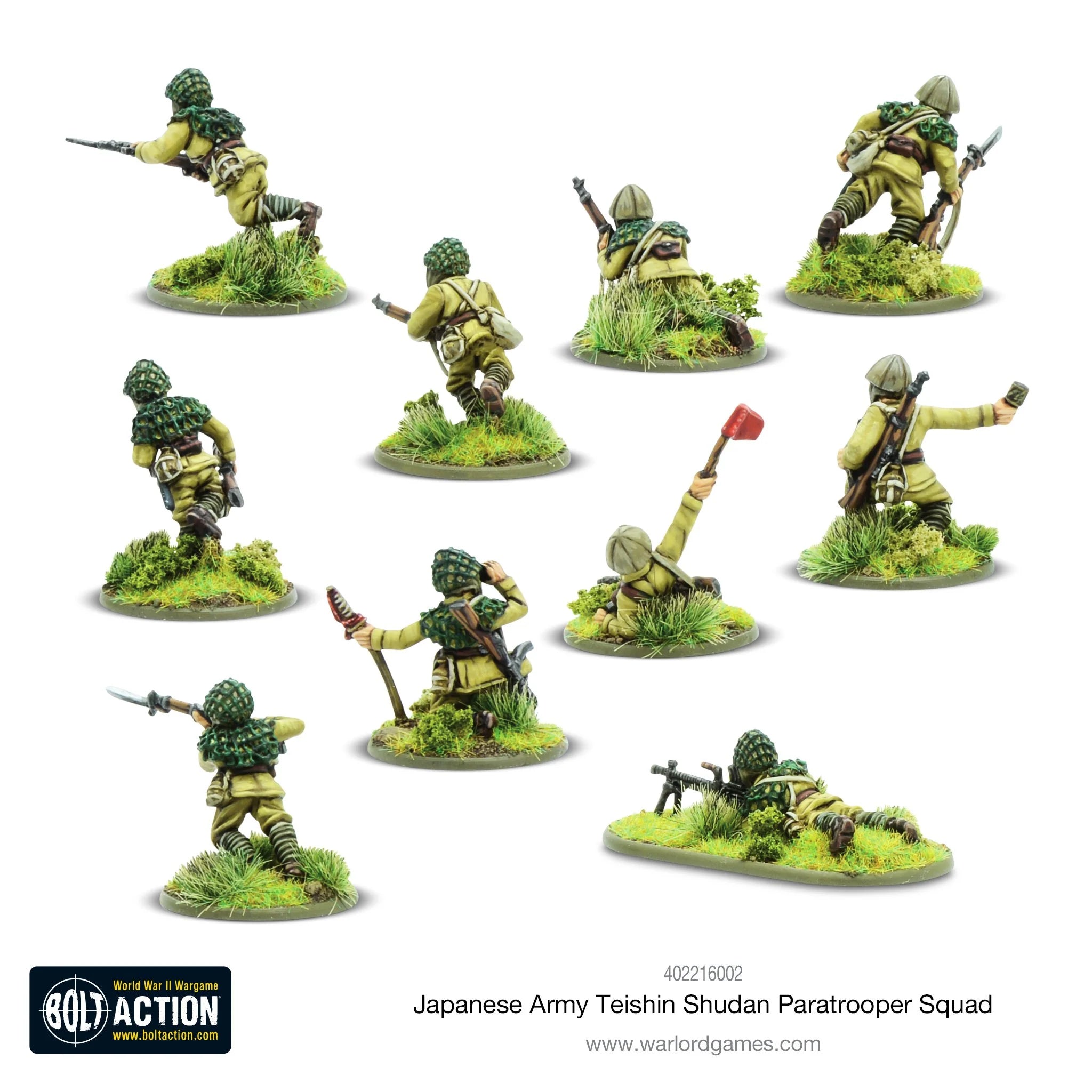 Bolt Action - Japanese Teishin Shudan Paratrooper Squad