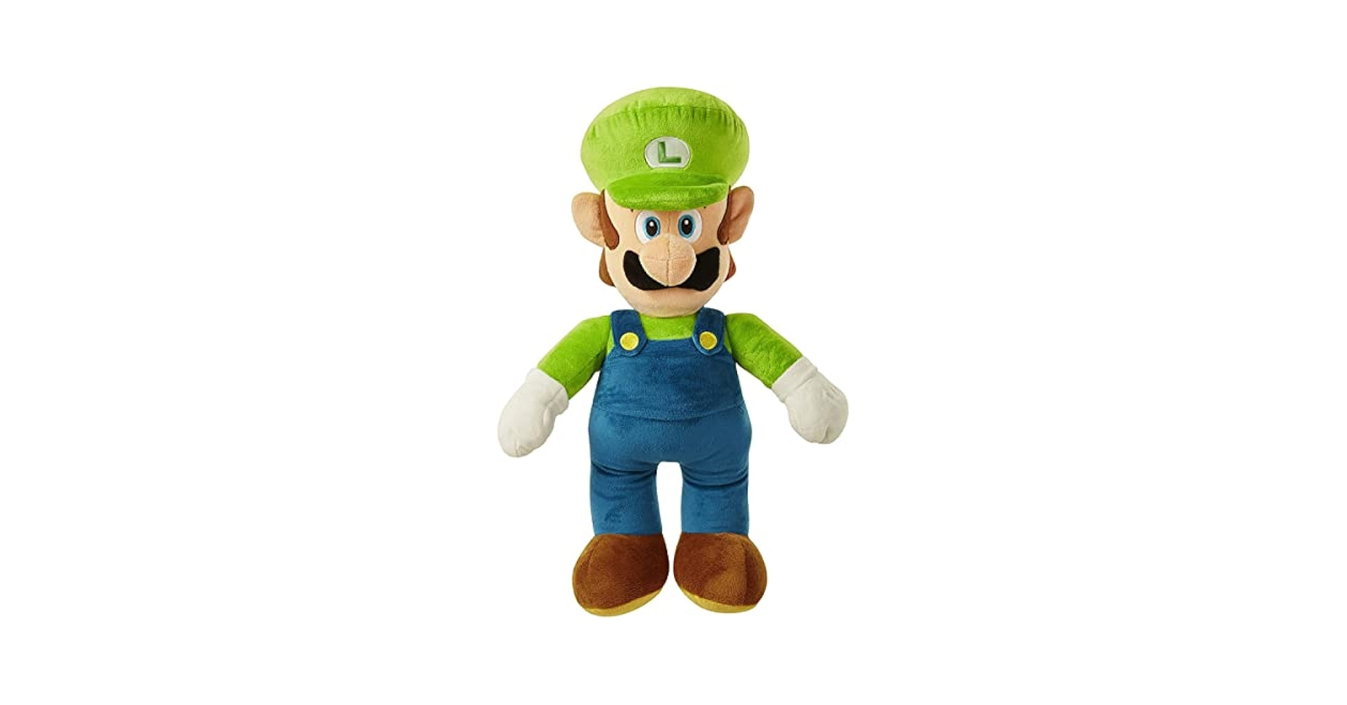 Jakks Pacific - Nintendo - Super Mario Jumbo Peluche Luigi 50 cm