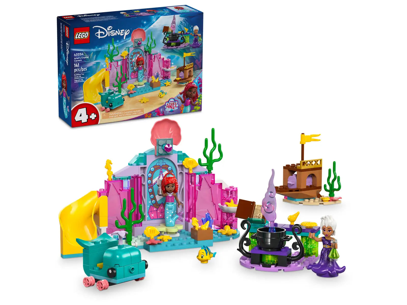 LEGO - Disney - 43254 La Caverna di Cristallo di Ariel