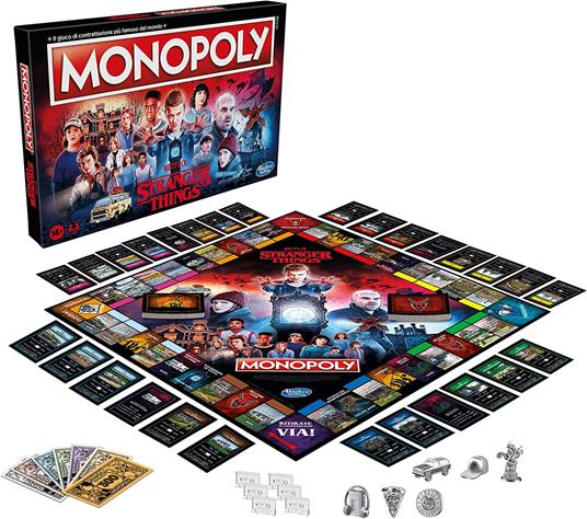Hasbro - Monopoly - Stranger Things - Gioco da Tavolo