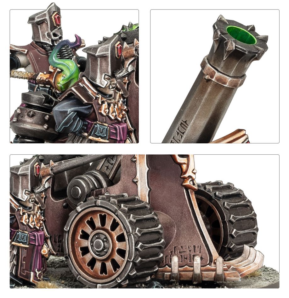 Age of Sigmar - Helsmiths of Hashut - Deathshrieker Rocket Battery / Tormentor Bombard