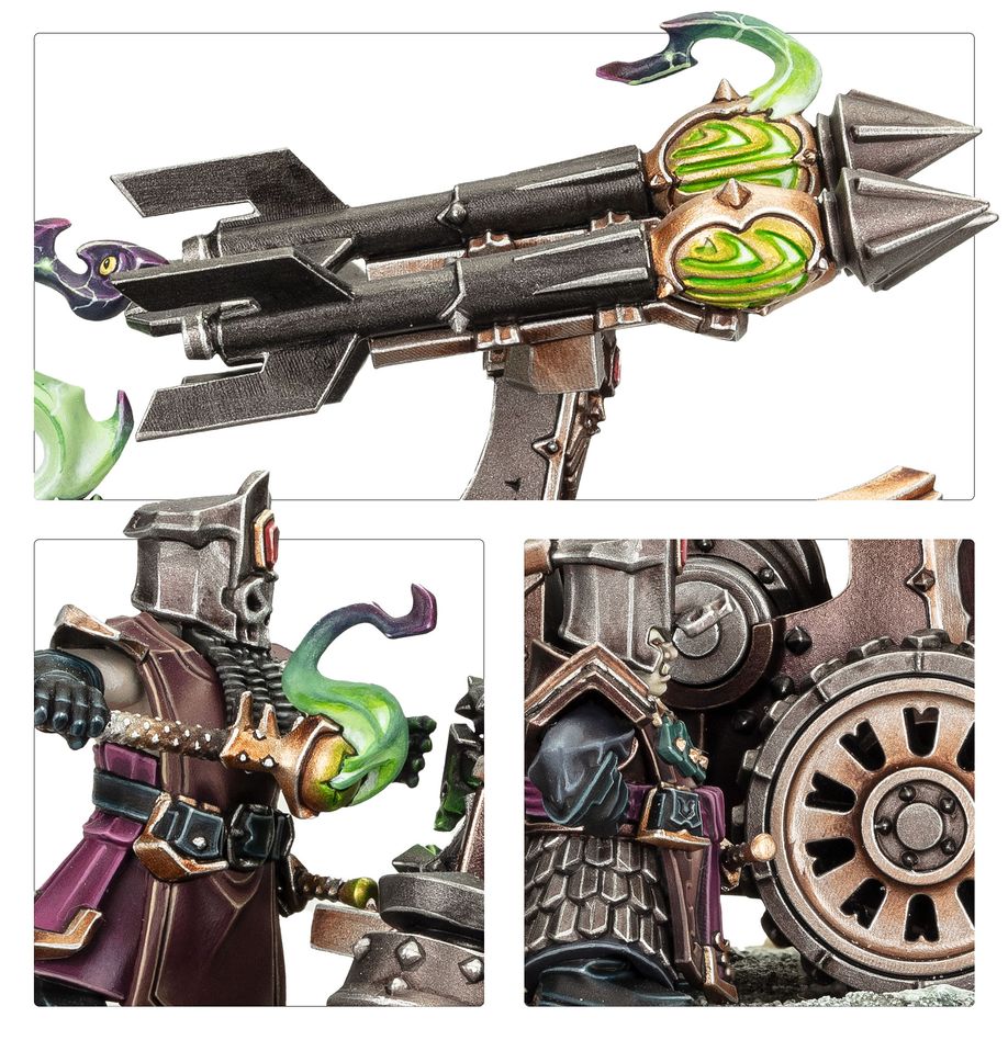 Age of Sigmar - Helsmiths of Hashut - Deathshrieker Rocket Battery / Tormentor Bombard