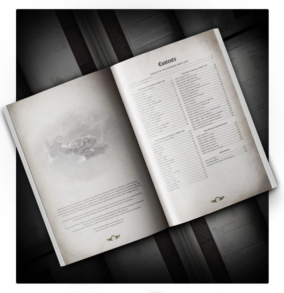 The Horus Heresy - Liber Imperium – The Forces of The Emperor Army Book (Inglese)