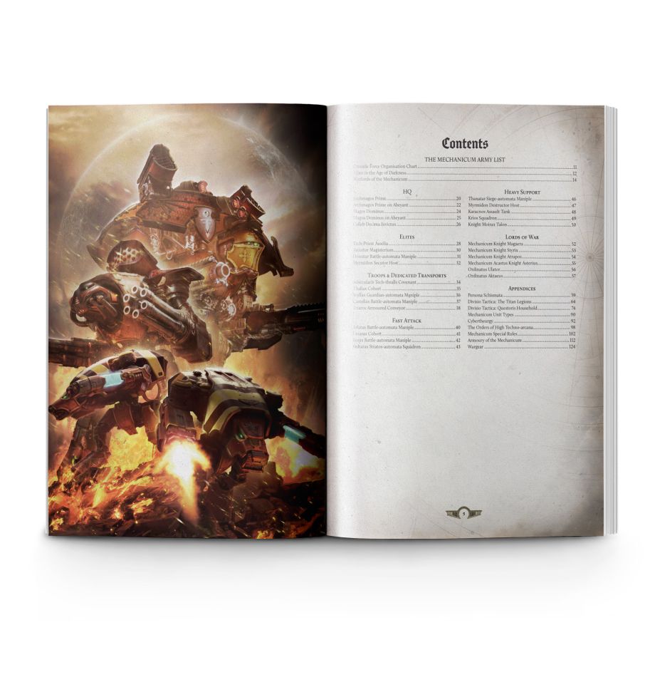 The Horus Heresy - Liber Mechanicum – Forces of the Omnissiah Army Book
