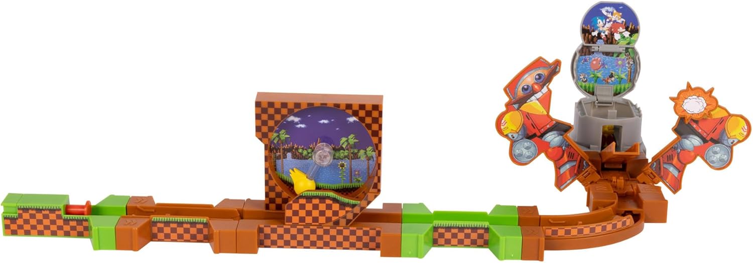 Jakks Pacific - Nintendo - Sonic - Go Go Racers - Pista Deluxe Playset