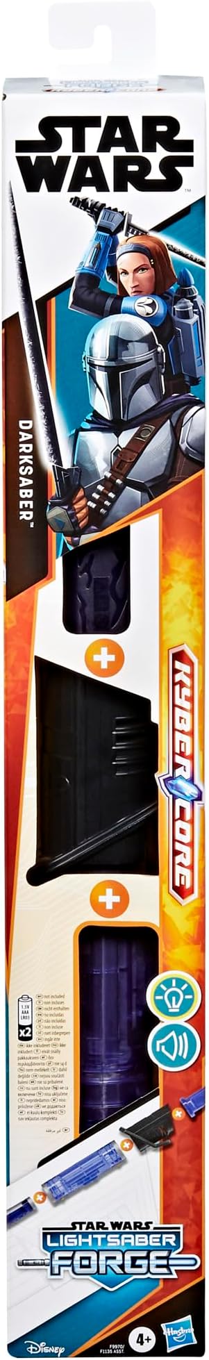 Hasbro - Star Wars - Lightsaber Forge Kyber Core - Darksaber