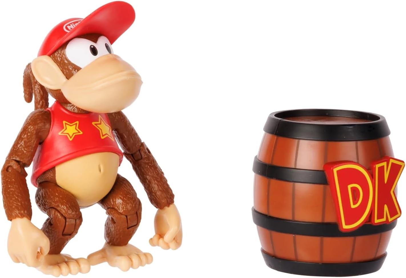 Jakks Pacific - Nintendo - Donkey Kong - Action Figure di Diddy Kong 10 cm