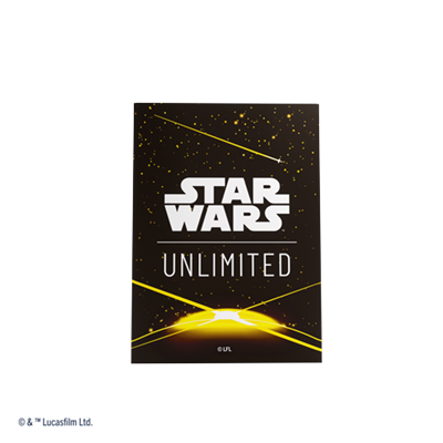 Gamegenic - Star Wars™: ART SLEEVES CARD BACK YELLOW