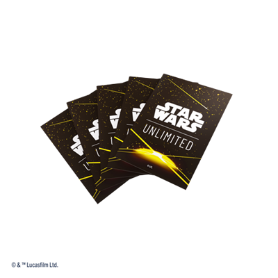 Gamegenic - Star Wars™: ART SLEEVES CARD BACK YELLOW