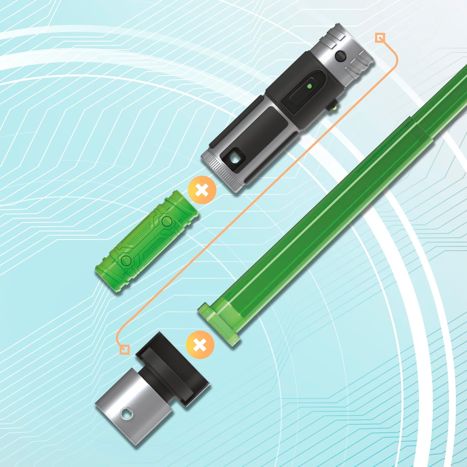 Hasbro - Star Wars Lightsaber Forge - Spada Laser Elettronica di Yoda
