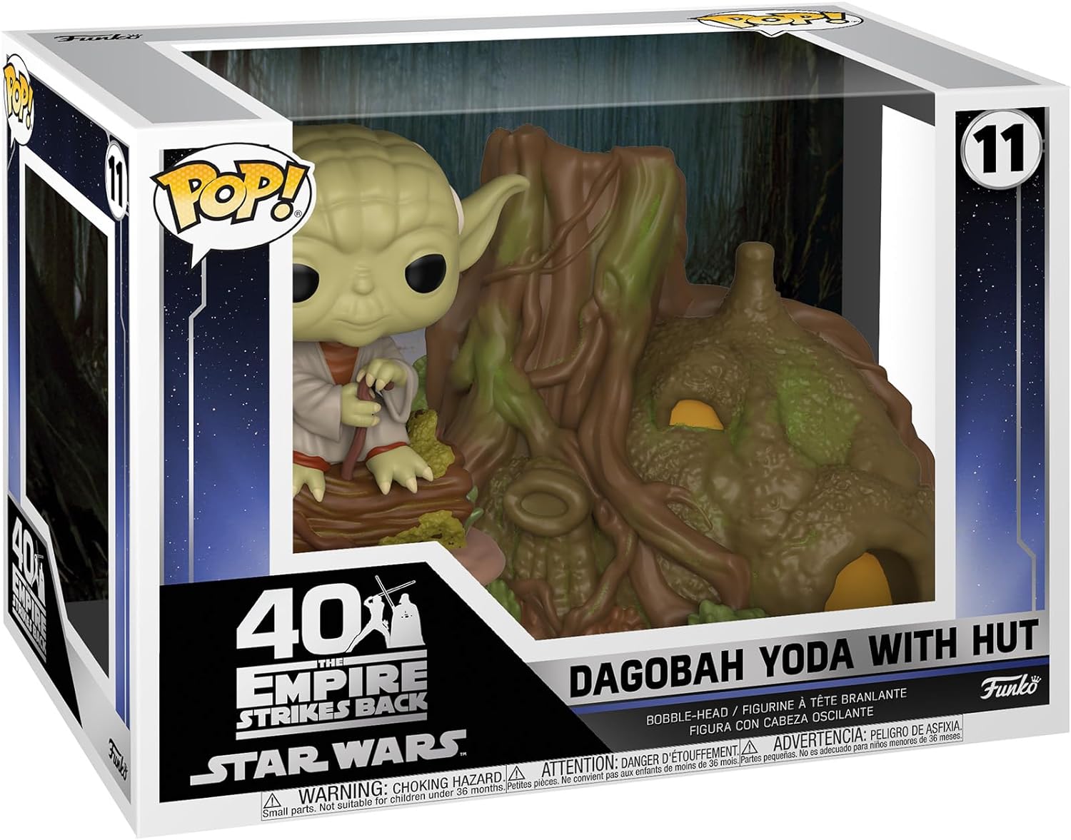 Star Wars POP! Town Vinyl Figure Yoda's Hut Empire Strikes Back 40th Anniversary 9cm