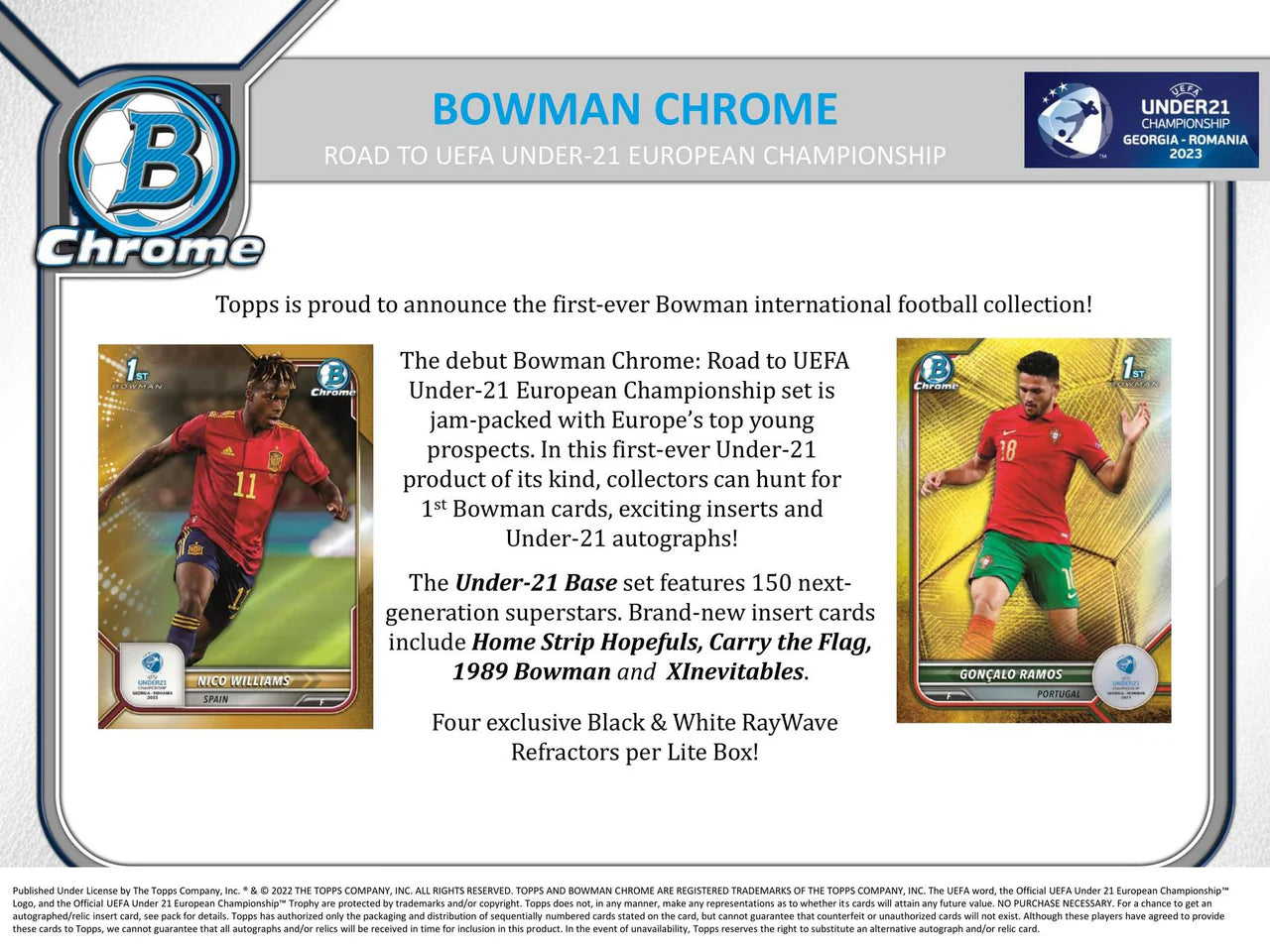 Topps - 2022 UEFA U21 Bowman Chrome Lite Box
