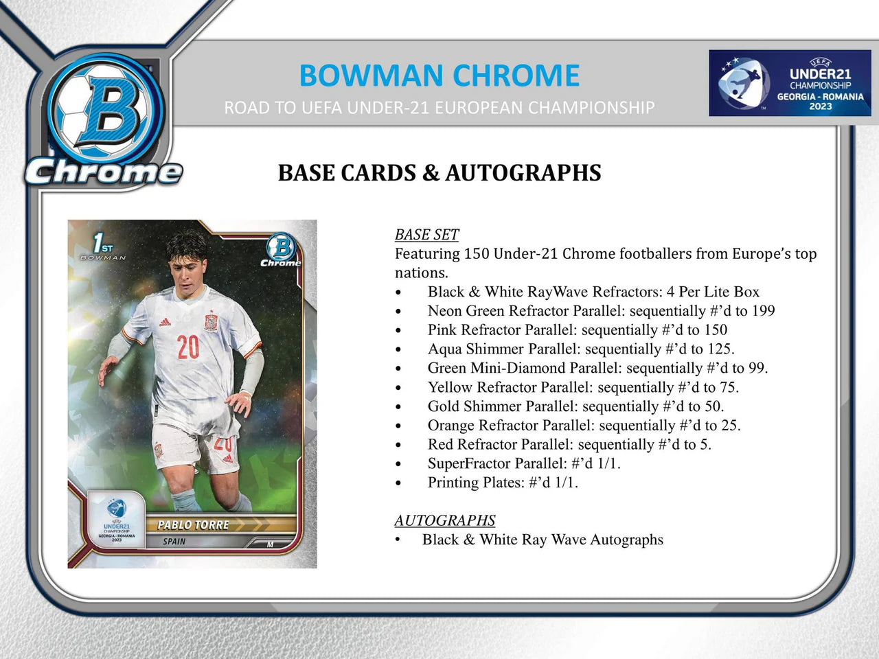 Topps - 2022 UEFA U21 Bowman Chrome Lite Box