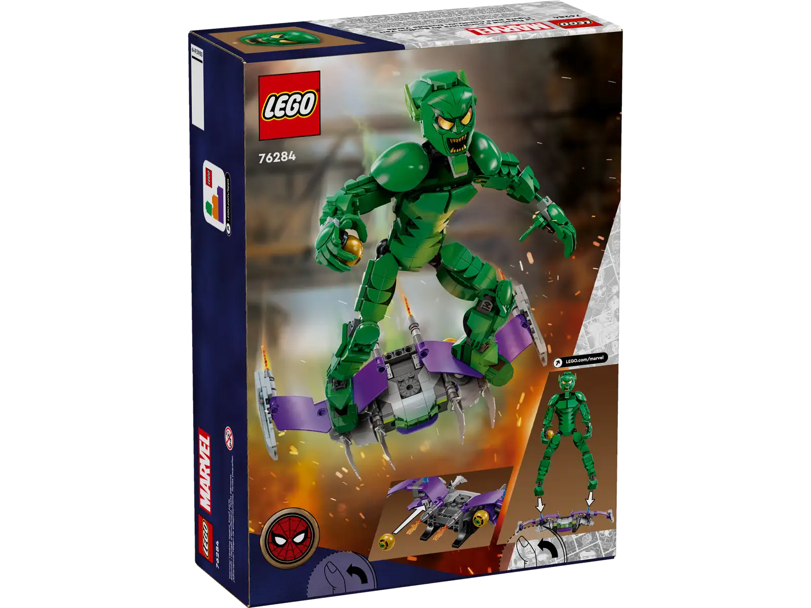 LEGO - Marvel - 76284  Personaggio costruibile di Goblin