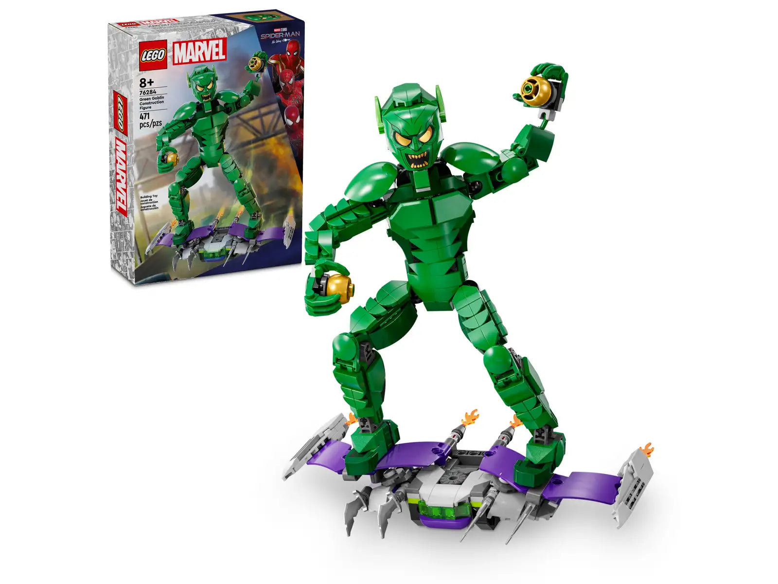 LEGO - Marvel - 76284  Personaggio costruibile di Goblin