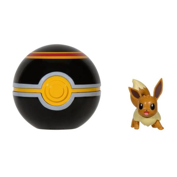 Pokémon - Clip N Go - Eevee & Luxury Ball