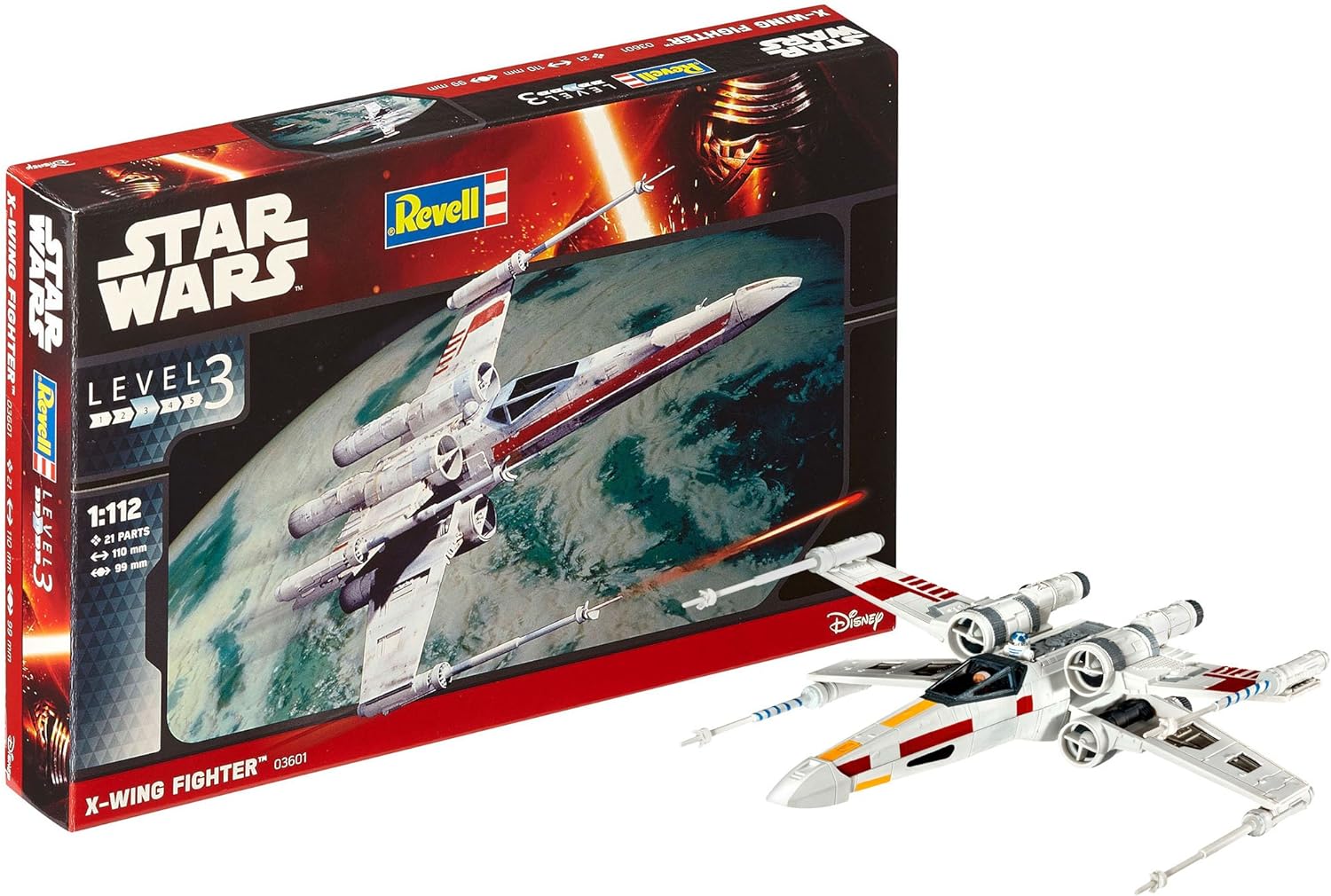 Star Wars Episode VII Model Kit 1/112 X-Wing Fighter 10 cm