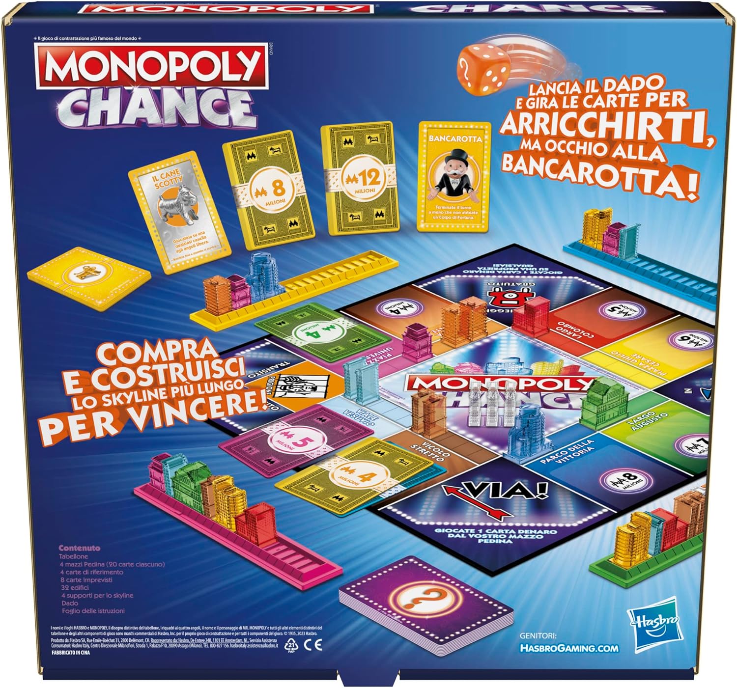 Hasbro - Monopoly Chance - Gioco da Tavolo