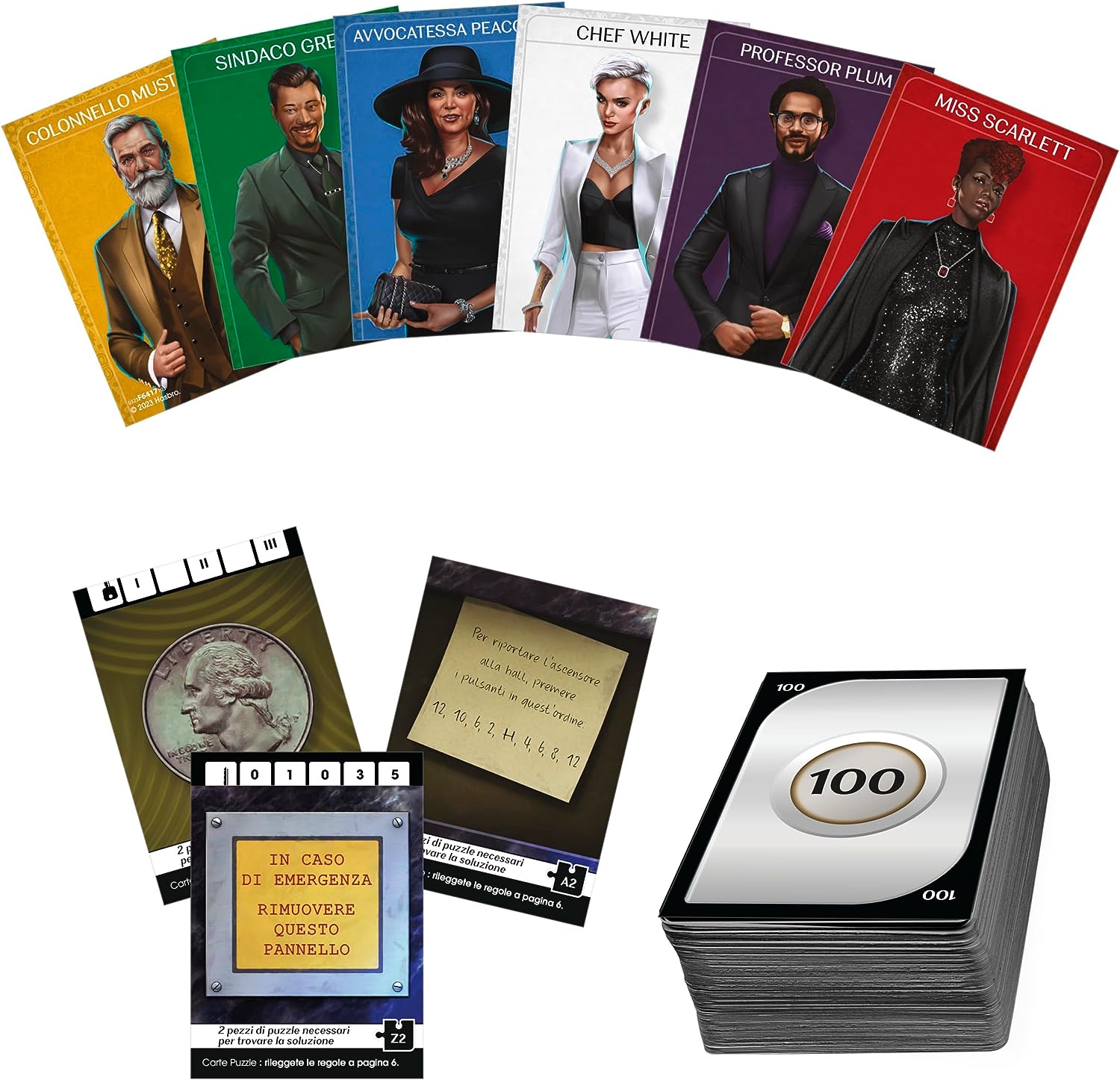 Hasbro - Cluedo Escape Mistero all'Hotel Black - Gioco da Tavolo