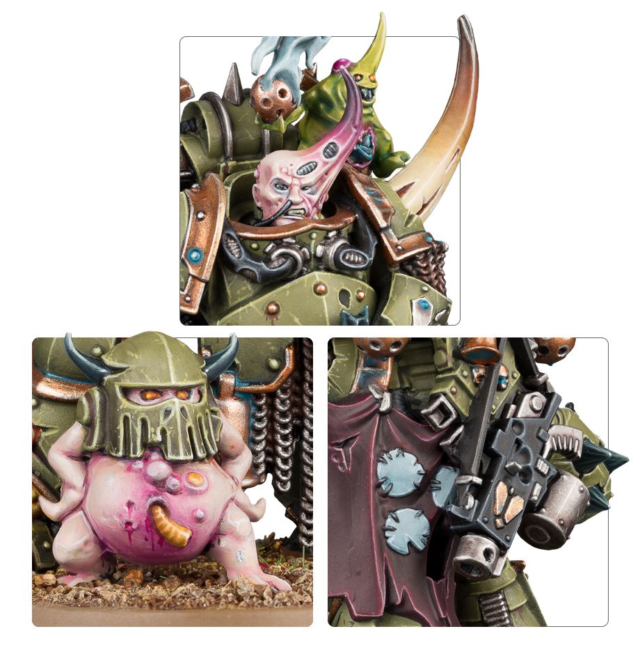 Warhammer 40000 - Death Guard - Plague Marine Champion