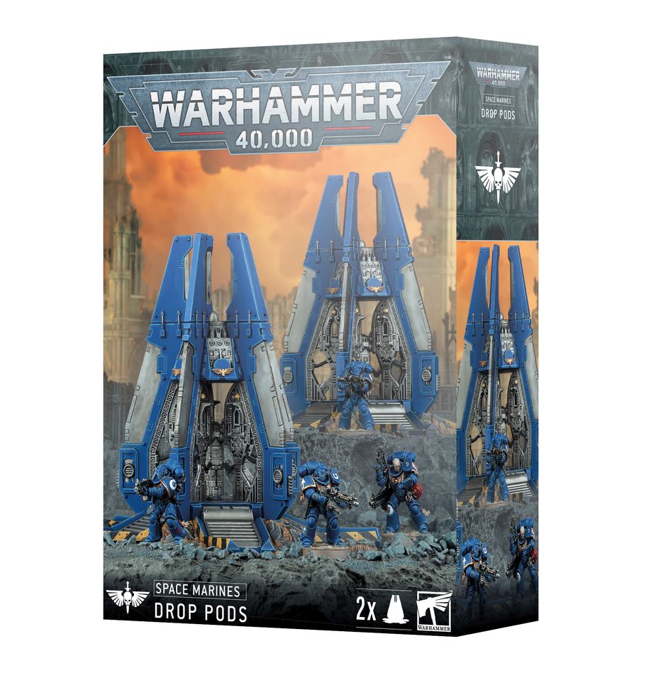 Warhammer 40000 - Space Marines - Drop Pods