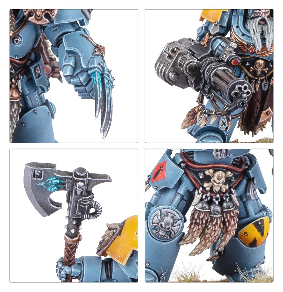 Warhammer 40000 - Space Wolves -  Wolf Guard Terminators