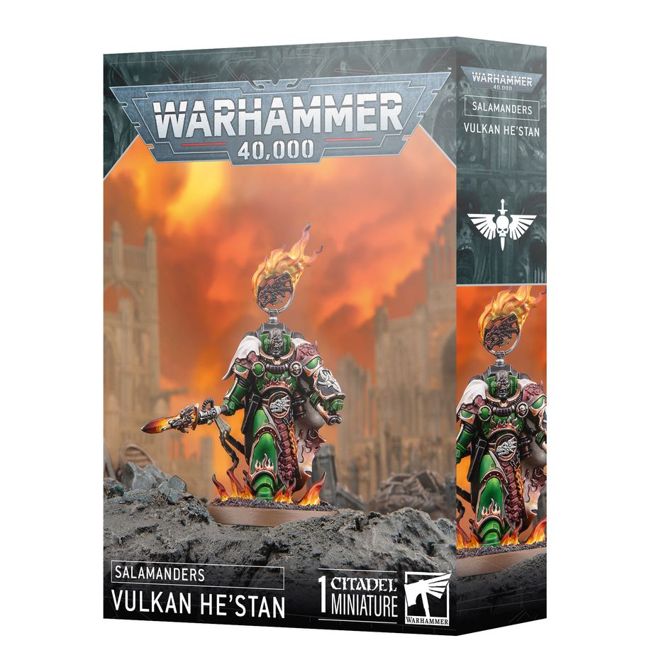 Warhammer 40000 - Space Marines - Salamanders - Vulkan He'stan