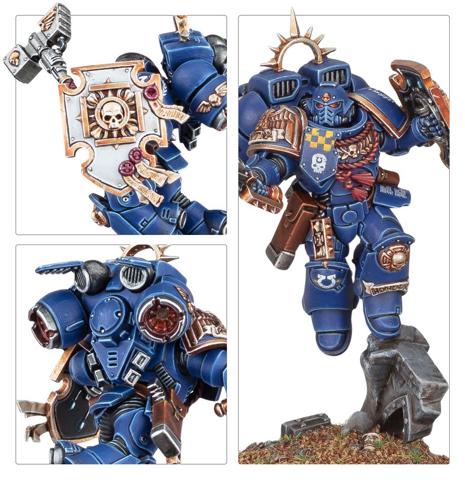 Warhammer 40000 - Space Marines - Captain with Jump Pack and Relic Shield