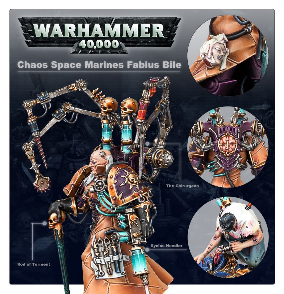 Warhammer 40000 - Chaos Space Marine - Fabius Bile