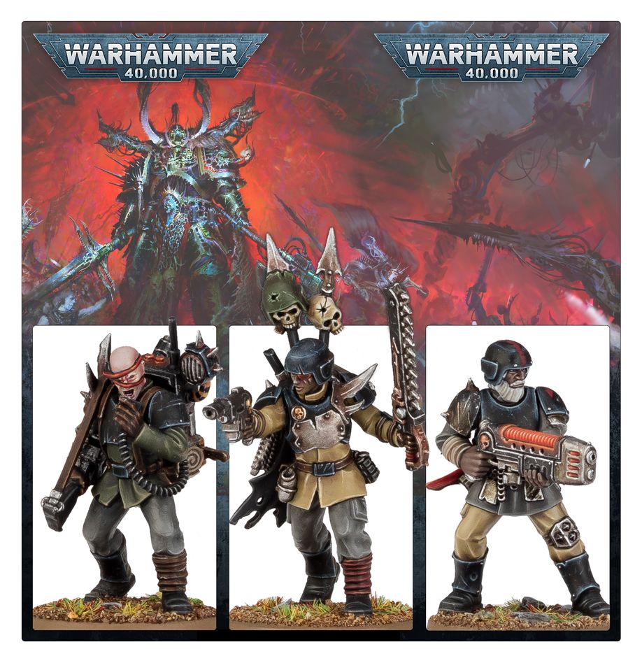Warhammer 40000 - Chaos Space Marines - Traitor Guardsmen Squad