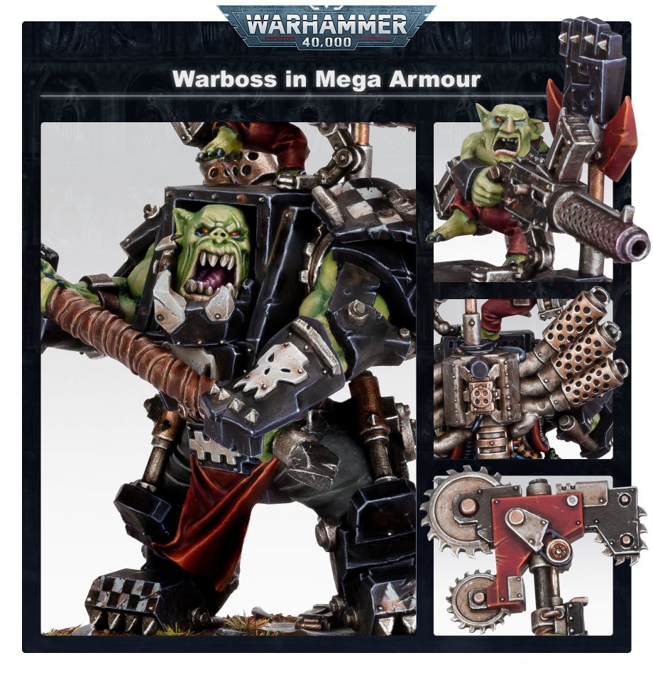 Warbosses in Mega Armour