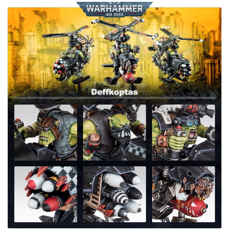Warhammer 40000 - Orks - Deffkoptas