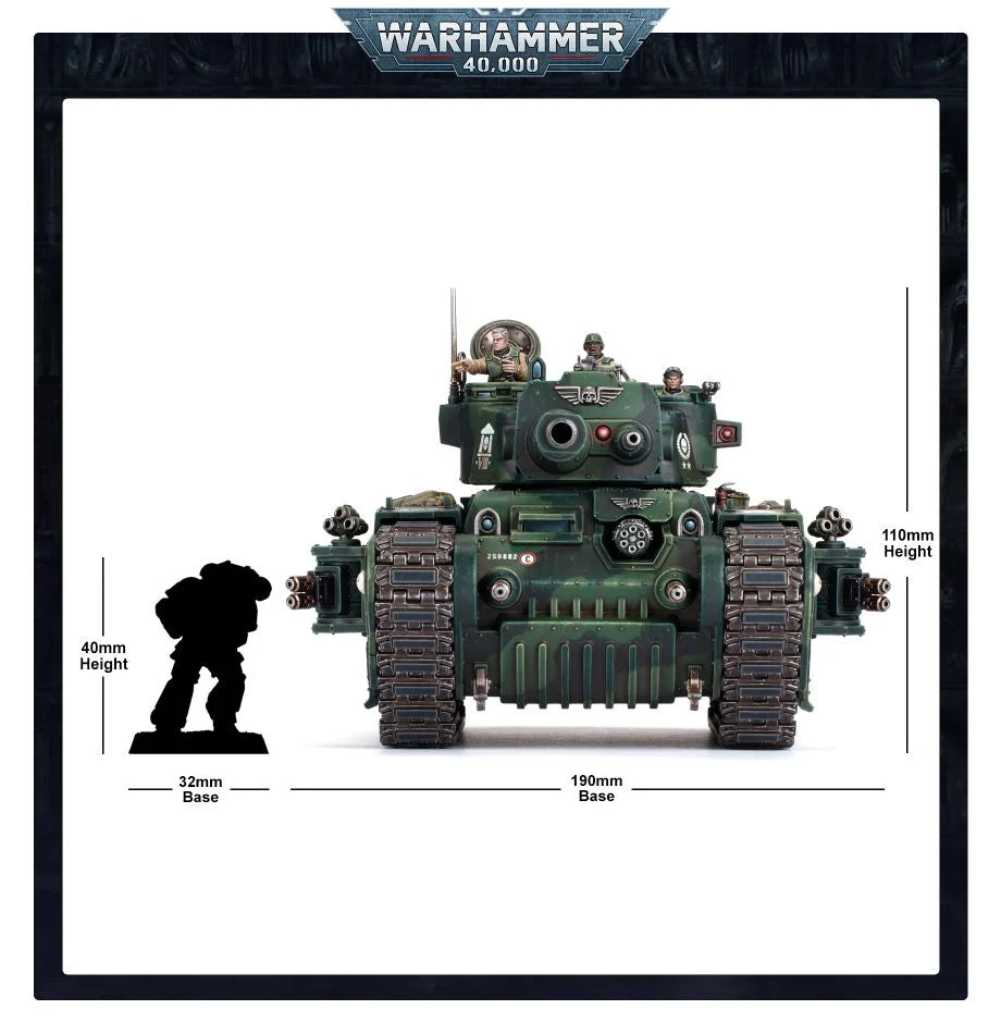 Warhammer 40000 - Astra Militarum - Rogal Dorn Battle Tank