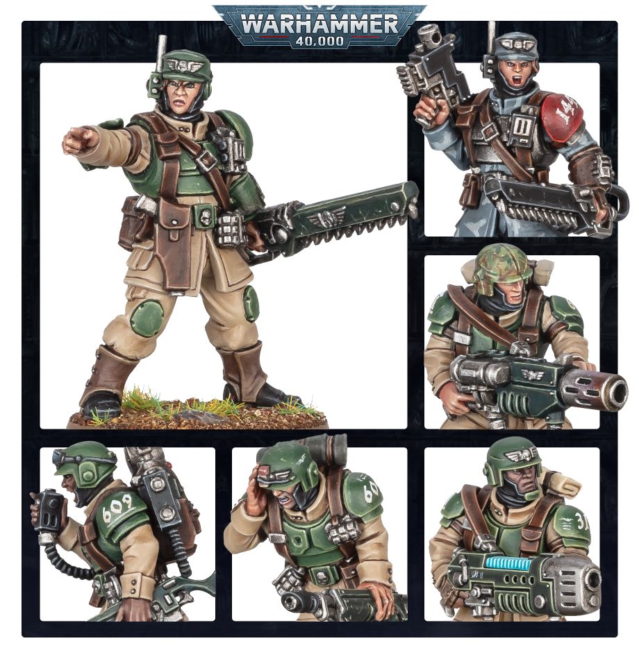 Warhammer 40000 - Astra Militarum - Cadian Shock Troop
