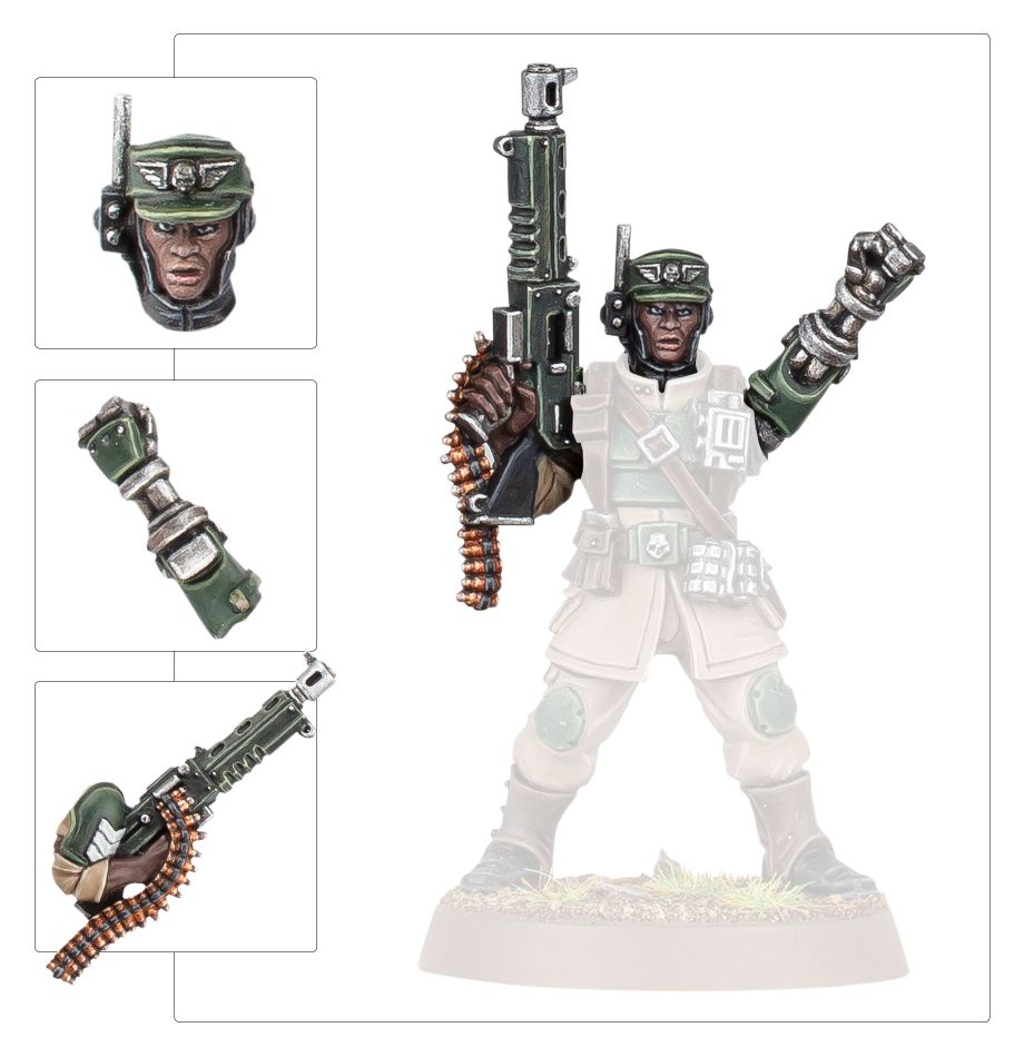 Warhammer 40000 - Astra Militarum - Cadian Upgrades