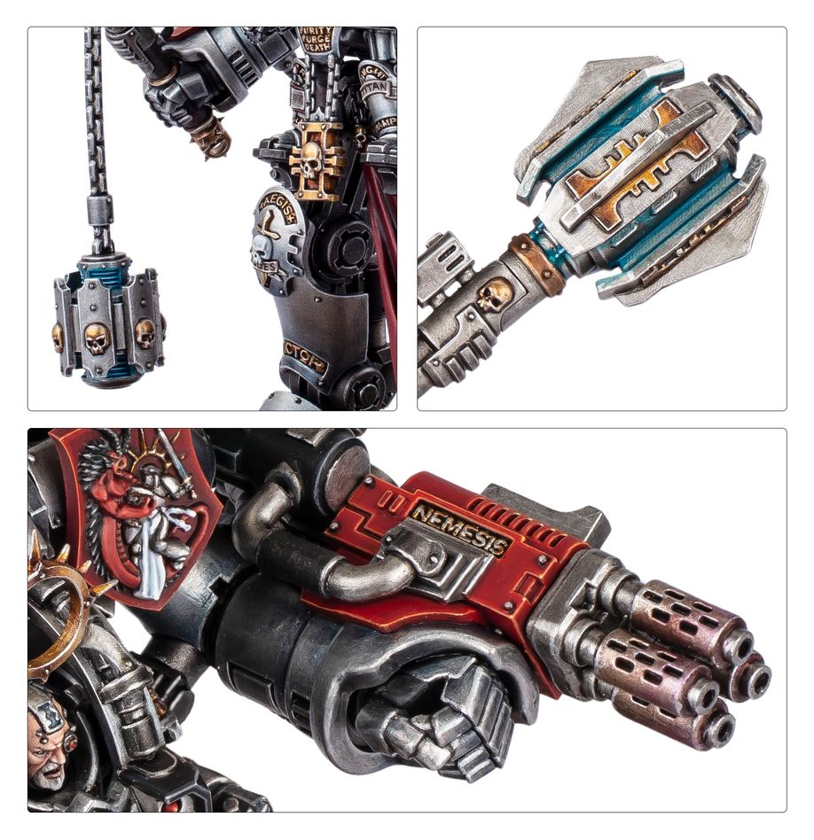 Warhammer 40000 - Grey Knights - Grand Master in Nemesis Dreadknight