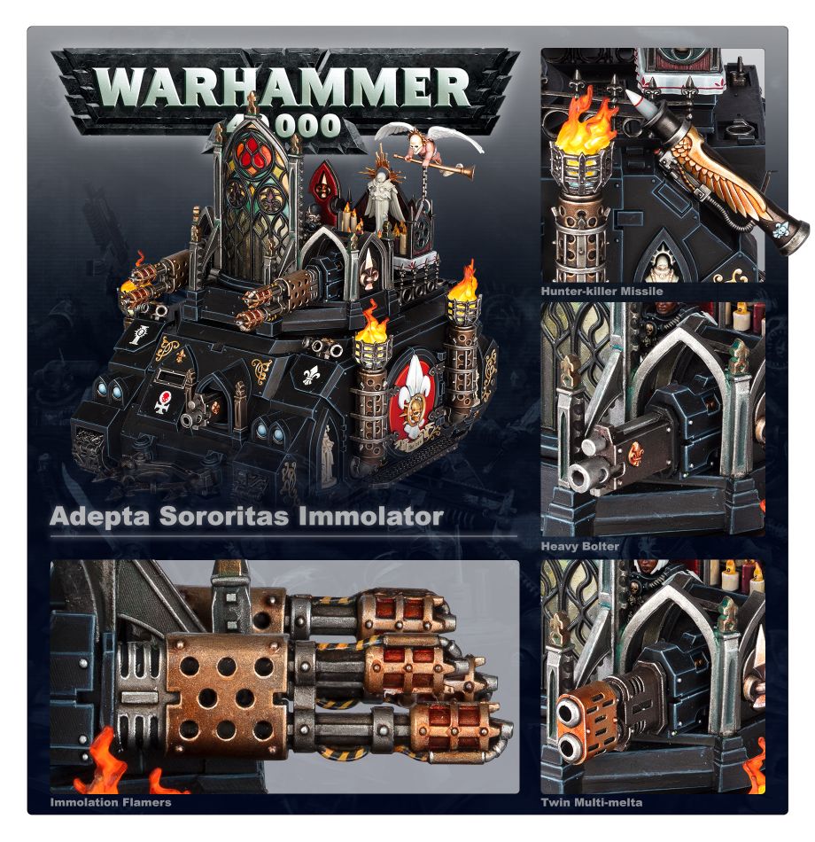 Warhammer 40000 - Adepta Sororitas - Immolator