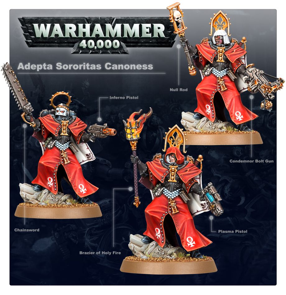 Warhammer 40000 - Adepta Sororitas - Canoness
