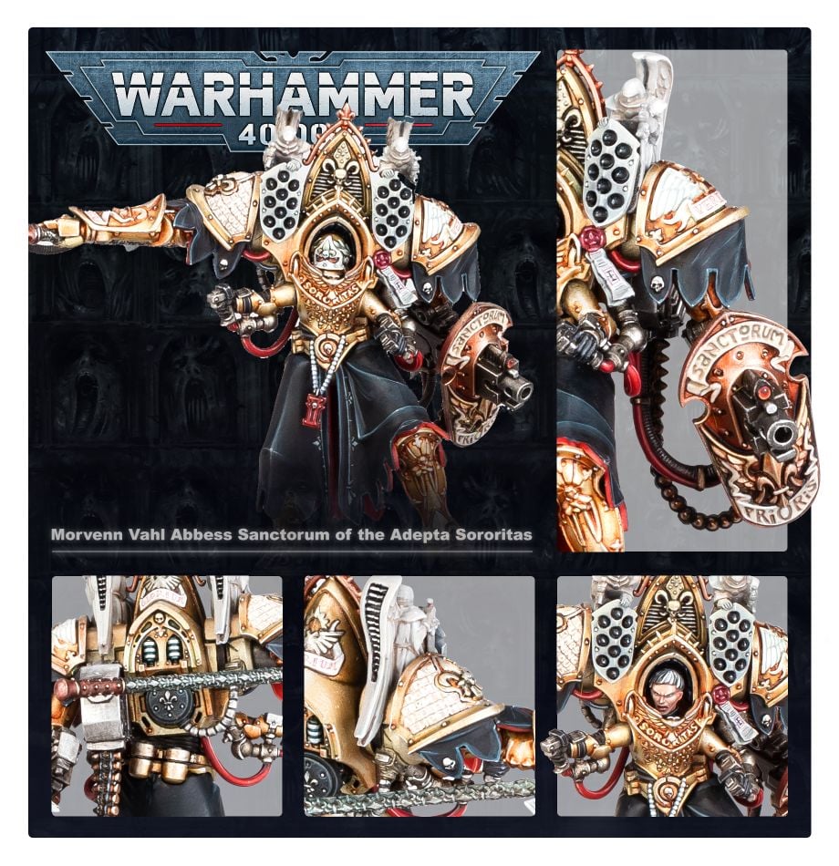 Warhammer 40000 - Adepta Sororitas - Morvenn Vahl, Abbess Sanctorum of the Adepta Sororitas