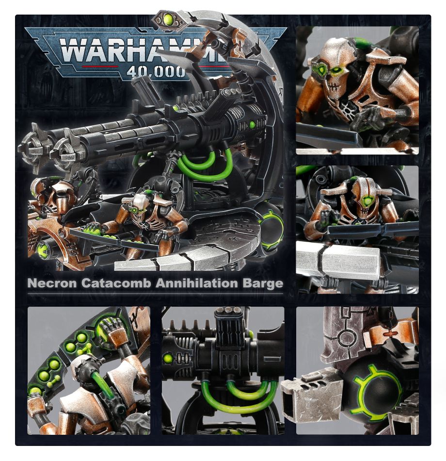 Warhammer 40000 - Necron - Necron Catacomb Command Barge