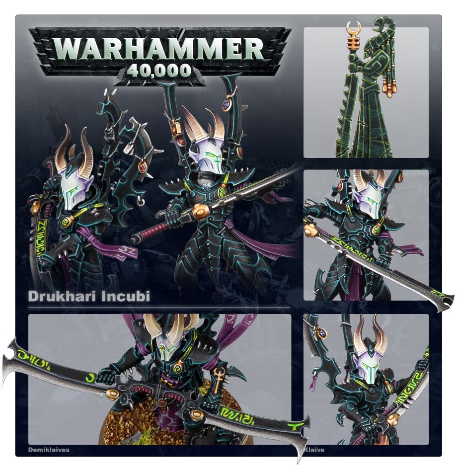 Warhammer 40000 - Drukhari - Incubi
