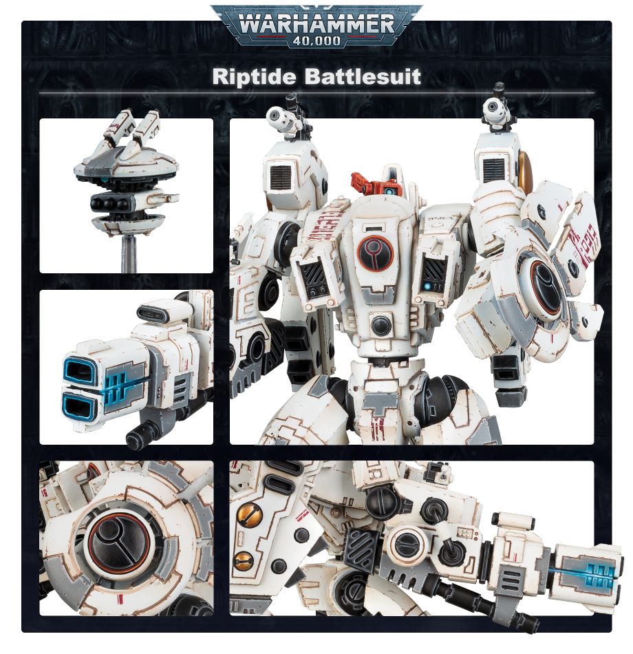 Warhammer 40000 - T'au - XV104 Riptide Battlesuit