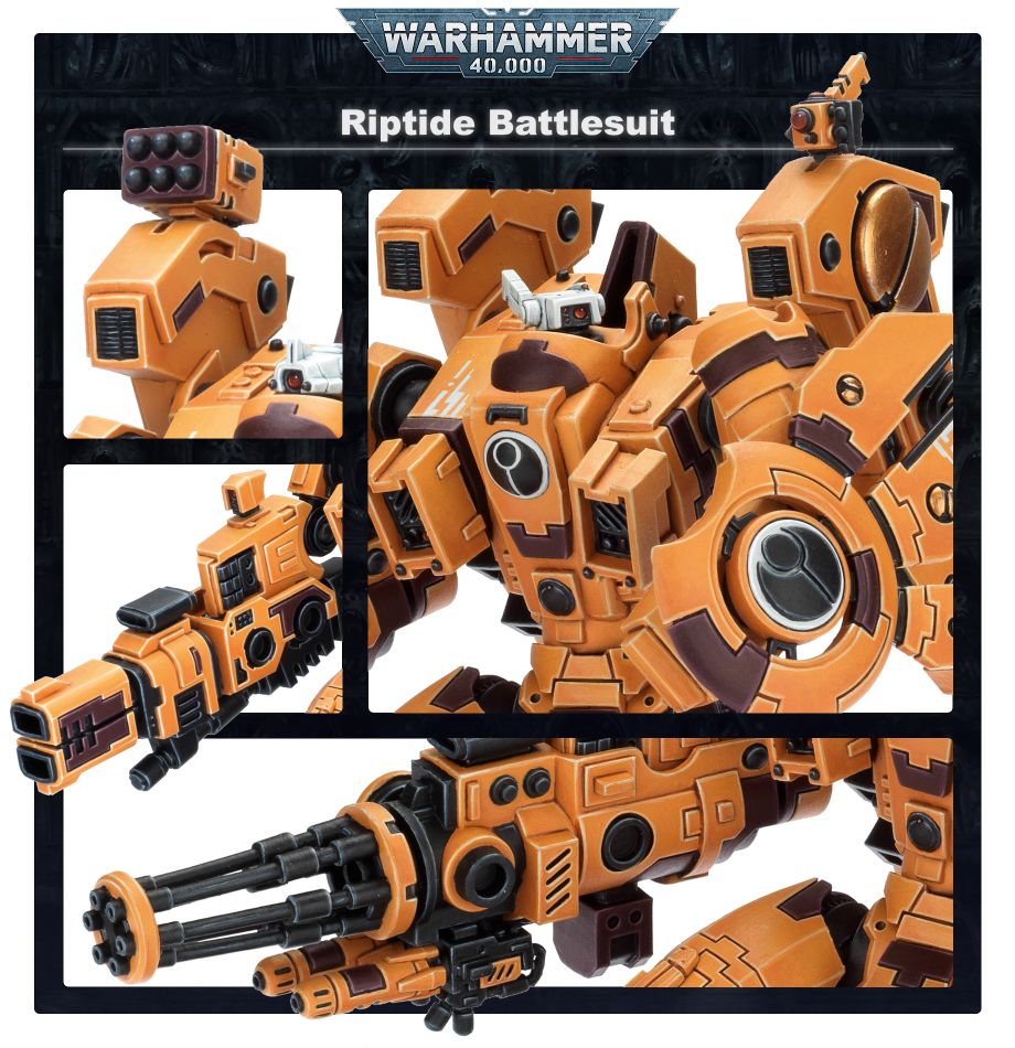 Warhammer 40000 - T'au - XV104 Riptide Battlesuit